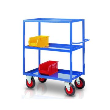 Steel Tray Trolley - 1200mm High